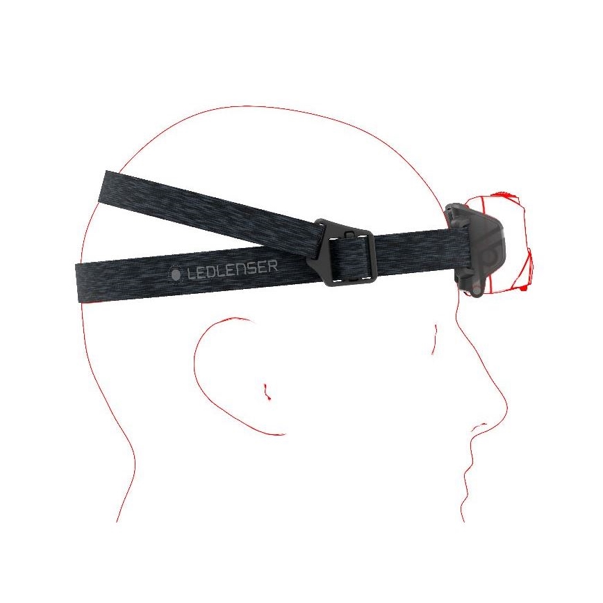 Ledlenser HF6R Core - LED Stmívatelná nabíjecí čelovka LED/2000 mAh IP68 800 lm 60 h modrá