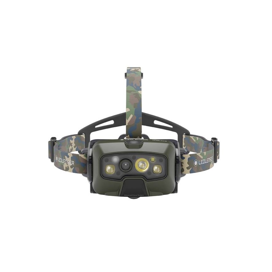 Ledlenser HF8R Core RGB - LED Stmívatelná nabíjecí čelovka LED/3700 mAh IP68 1600 lm 90h zelená