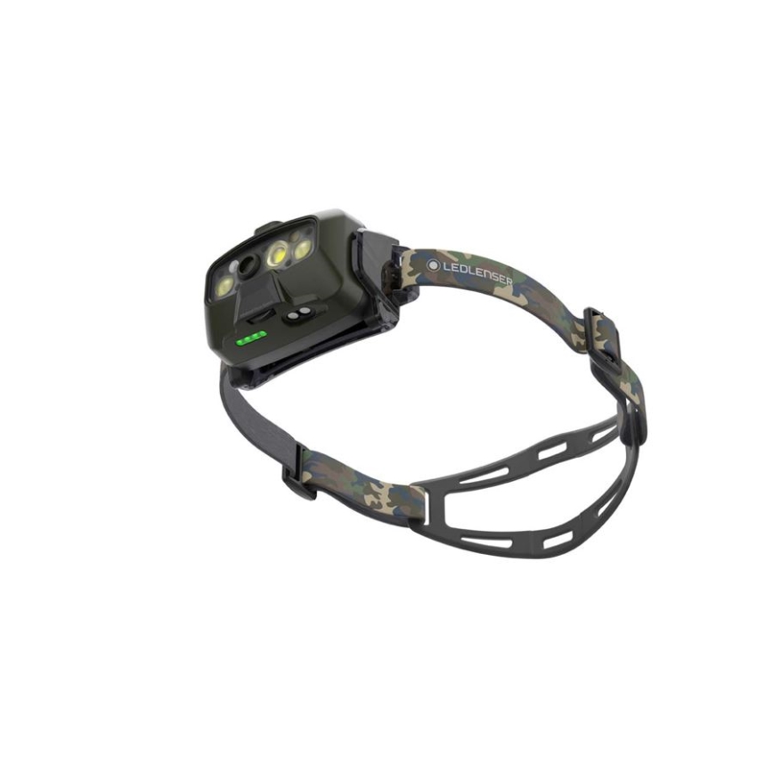 Ledlenser HF8R Core RGB - LED Stmívatelná nabíjecí čelovka LED/3700 mAh IP68 1600 lm 90h zelená