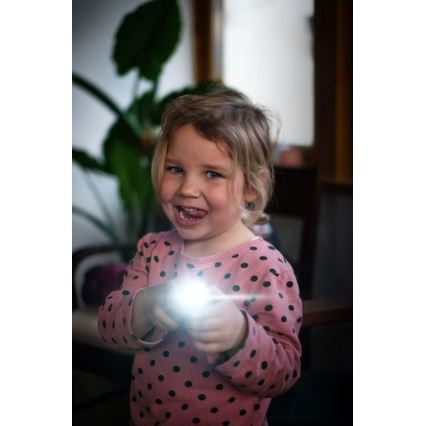 Ledlenser KIDBEAM4 RAINBOW - LED Stmívatelná dětská svítilna LED/2xAAA IP44 fialová