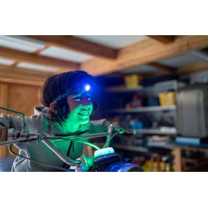 Ledlenser KIDCAMP6 DINO - LED Stmívatelná přenosná lampa LED/3xAAA IP44 zelená
