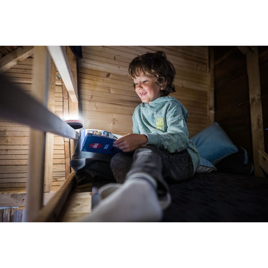 Ledlenser KIDCAMP6 DINO - LED Stmívatelná přenosná lampa LED/3xAAA IP44 zelená