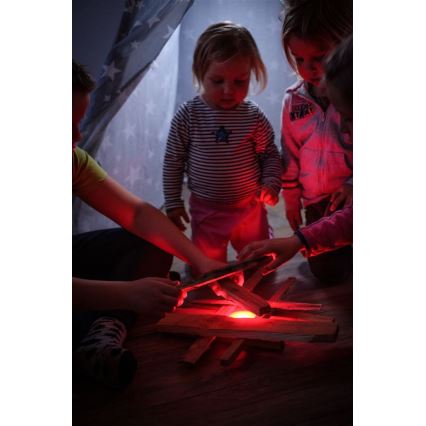 Ledlenser KIDCAMP6 DINO - LED Stmívatelná přenosná lampa LED/3xAAA IP44 zelená