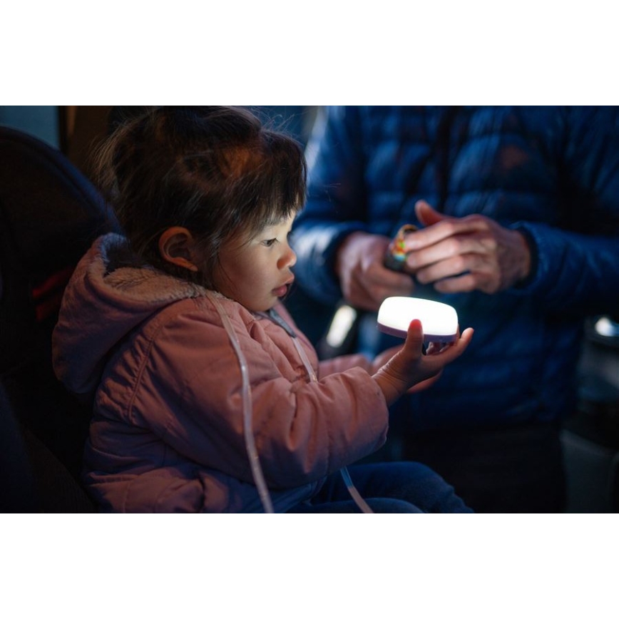 Ledlenser KIDCAMP6 DINO - LED Stmívatelná přenosná lampa LED/3xAAA IP44 zelená