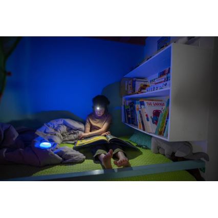 Ledlenser KIDCAMP6 RAINBOW - LED Stmívatelná přenosná lampa LED/3xAAA IP44 modrá