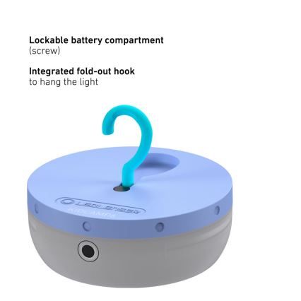 Ledlenser KIDCAMP6 RAINBOW - LED Stmívatelná přenosná lampa LED/3xAAA IP44 modrá