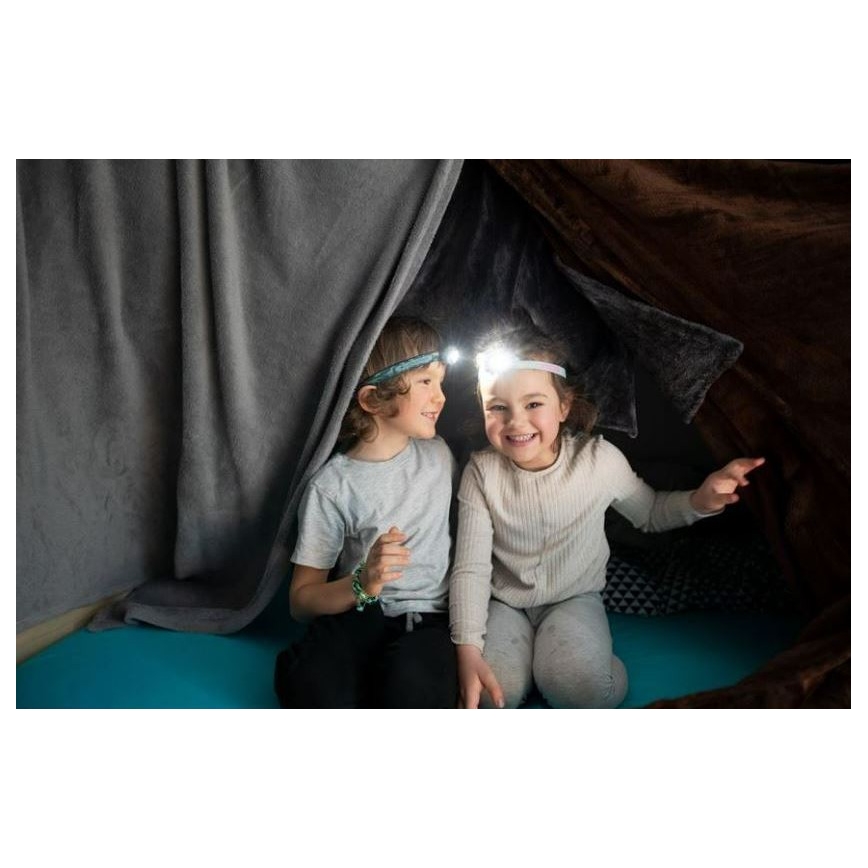 Ledlenser KIDLED2 DINO - LED Stmívatelná dětská čelovka LED/1xAAA IPX4 40 lm 20 h zelená
