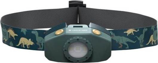 Ledlenser KIDLED2 DINO - LED Stmívatelná dětská čelovka LED/1xAAA IPX4 40 lm 20 h zelená