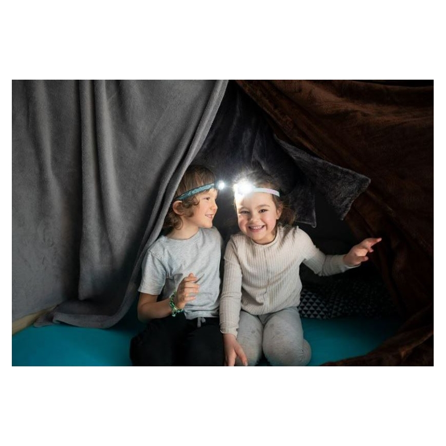 Ledlenser KIDLED2 RAINBOW - LED Stmívatelná dětská čelovka LED/1xAAA IPX4 40 lm 20h fialová