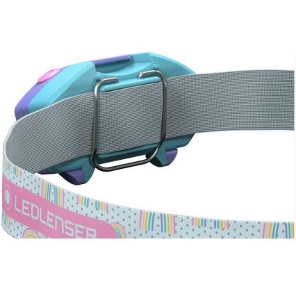 Ledlenser KIDLED2 RAINBOW - LED Stmívatelná dětská čelovka LED/1xAAA IPX4 40 lm 20h fialová