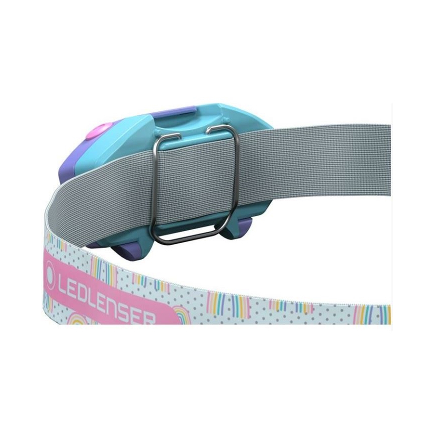 Ledlenser KIDLED2 RAINBOW - LED Stmívatelná dětská čelovka LED/1xAAA IPX4 40 lm 20h fialová