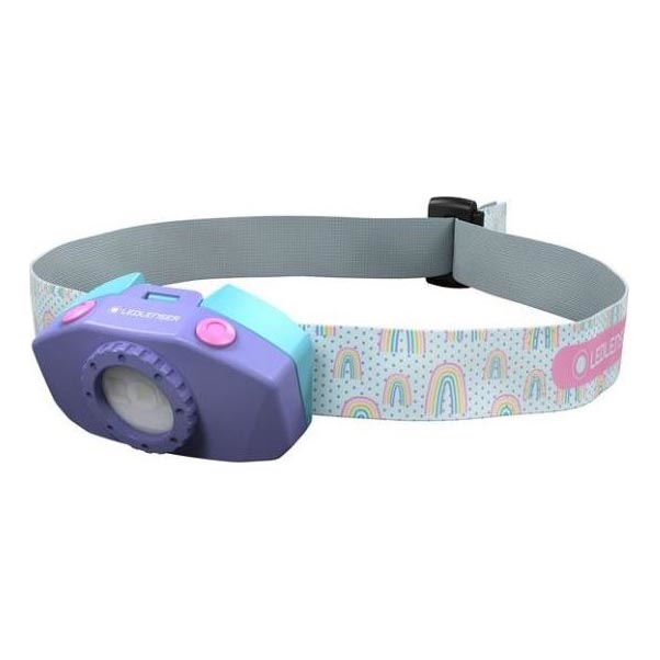 Ledlenser KIDLED2 RAINBOW - LED Stmívatelná dětská čelovka LED/1xAAA IPX4 40 lm 20h fialová
