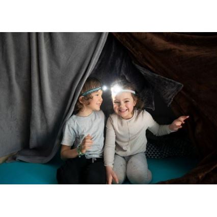 Ledlenser KIDLED4R RAINBOW - LED Stmívatelná nabíjecí dětská čelovka LED/280 mAh IPX4 40lm 18 h fialová