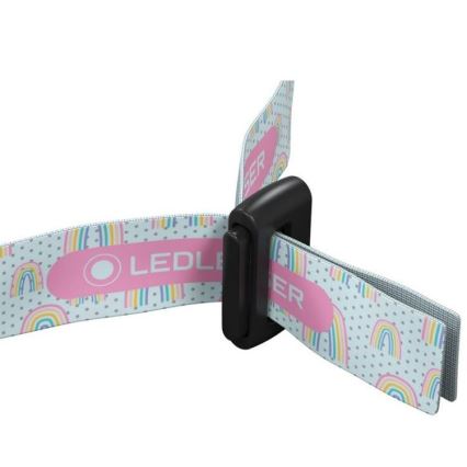 Ledlenser KIDLED4R RAINBOW - LED Stmívatelná nabíjecí dětská čelovka LED/280 mAh IPX4 40lm 18 h fialová
