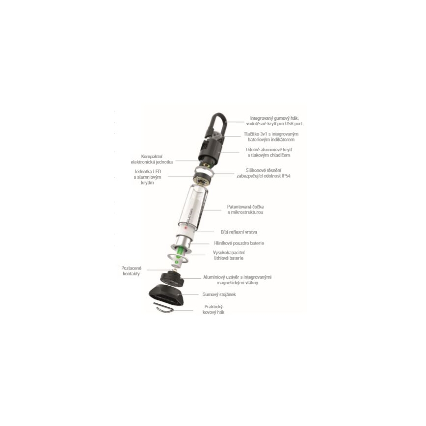 Ledlenser ML6 WARM LIGHT - LED Stmívatelná nabíjecí svítilna LED/3000 mAh IP66 750 lm 200 h