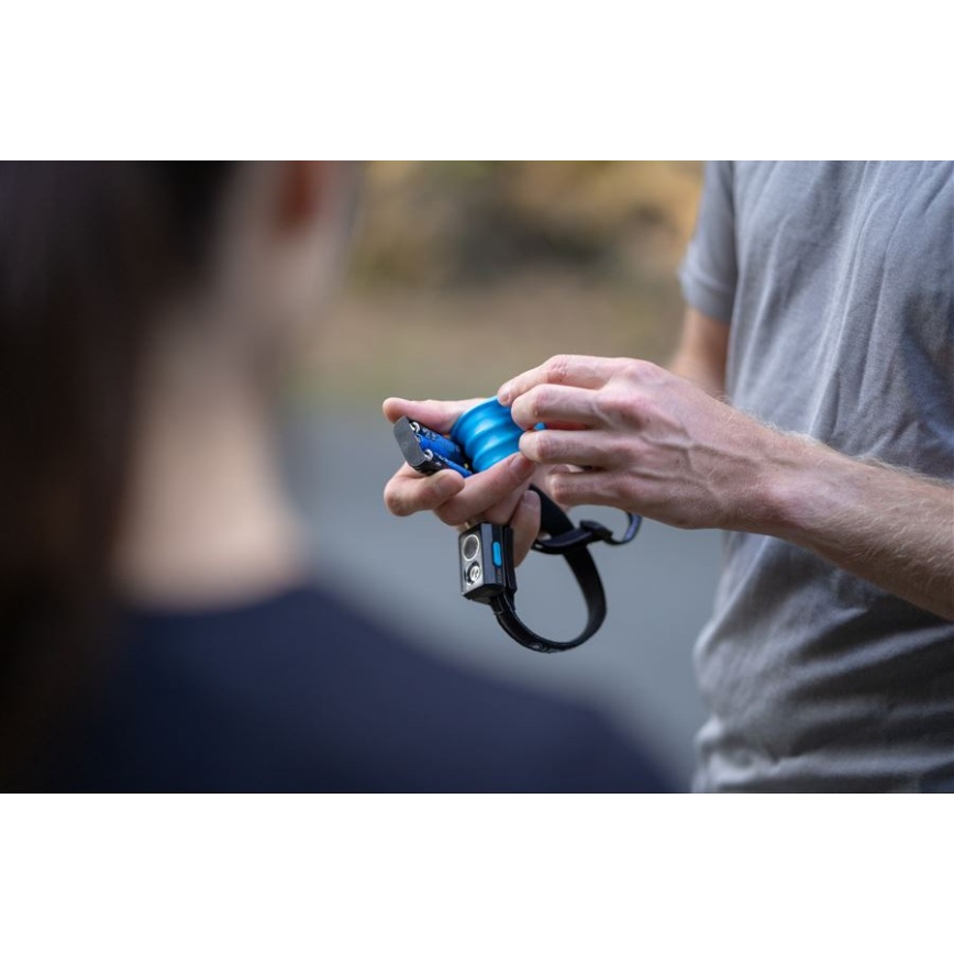 Ledlenser NEO3 - LED Stmívatelná čelovka LED/3xAAA IP54 400 lm 20 h modrá
