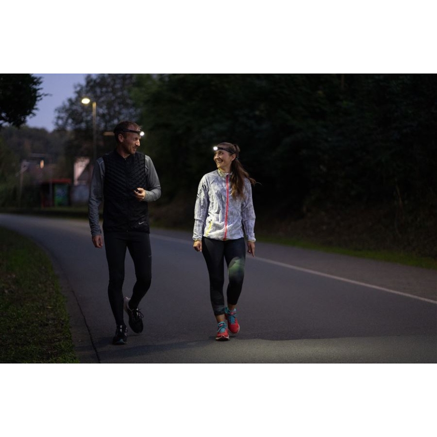Ledlenser NEO5R - LED Stmívatelná nabíjecí čelovka LED/1800 mAh IP54 600 lm 35 h černá/bílá