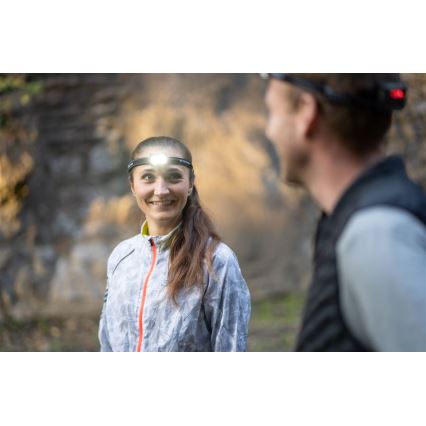 Ledlenser NEO5R - LED Stmívatelná nabíjecí čelovka LED/1800 mAh IP54 600 lm 35 h černá/bílá