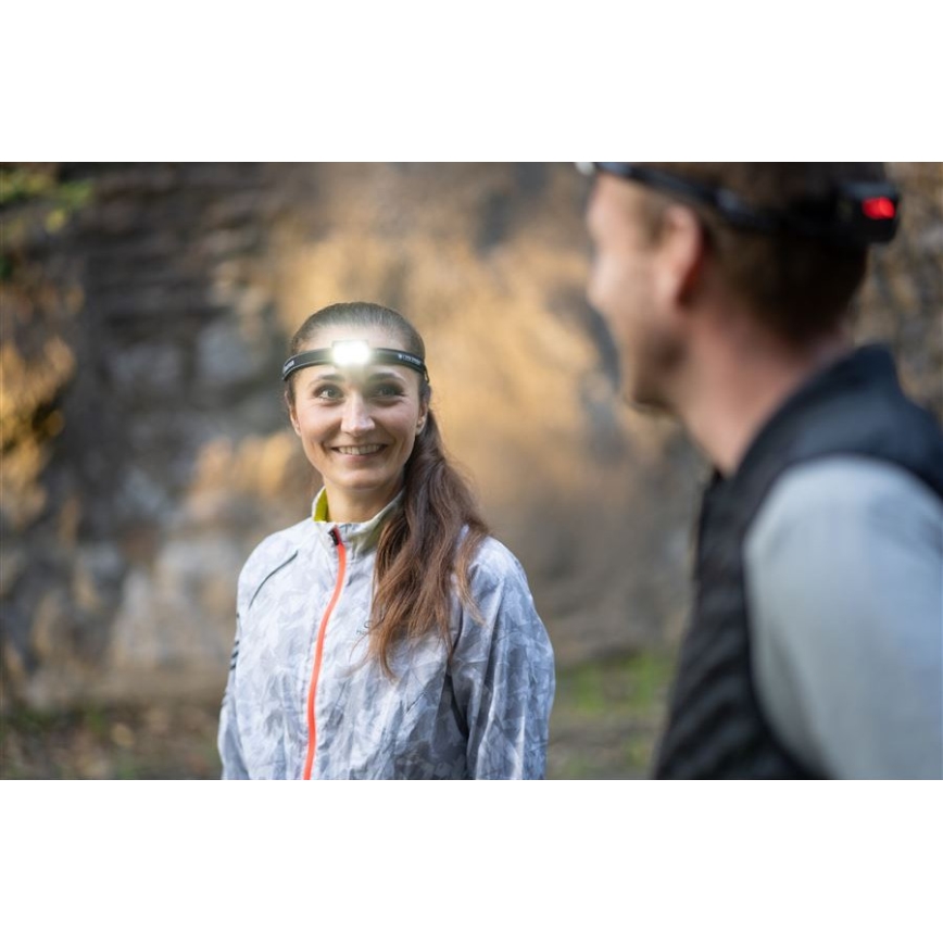 Ledlenser NEO5R - LED Stmívatelná nabíjecí čelovka LED/1800 mAh IP54 600 lm 35 h černá/bílá