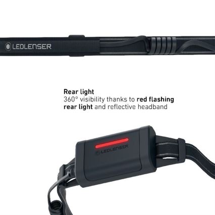 Ledlenser NEO5R - LED Stmívatelná nabíjecí čelovka LED/1800 mAh IP54 600 lm 35 h černá/bílá