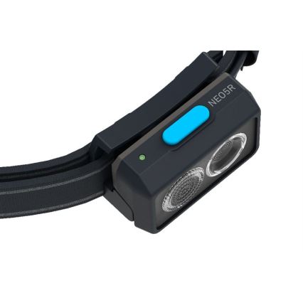 Ledlenser NEO5R - LED Stmívatelná nabíjecí čelovka LED/1800 mAh IP54 600 lm 35 h modrá