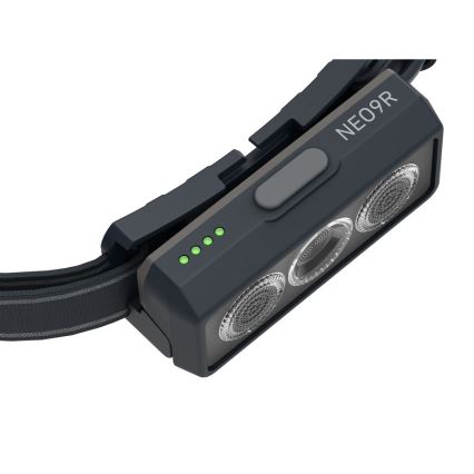 Ledlenser NEO9R - LED Stmívatelná nabíjecí čelovka LED/5000 mAh IP54 1200 lm 120 h černá/šedá