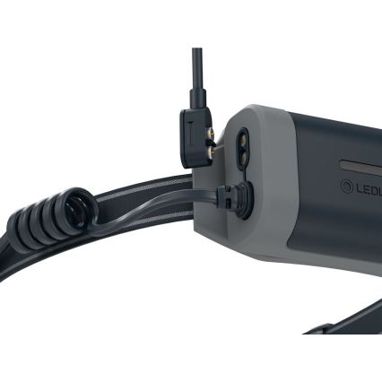 Ledlenser NEO9R - LED Stmívatelná nabíjecí čelovka LED/5000 mAh IP54 1200 lm 120 h černá/šedá