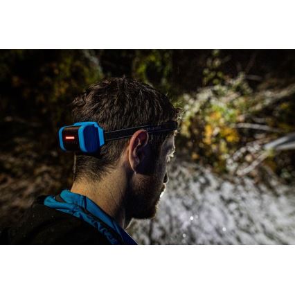 Ledlenser NEO9R - LED Stmívatelná nabíjecí čelovka LED/5000 mAh IP54 1200 lm 120h černá/modrá
