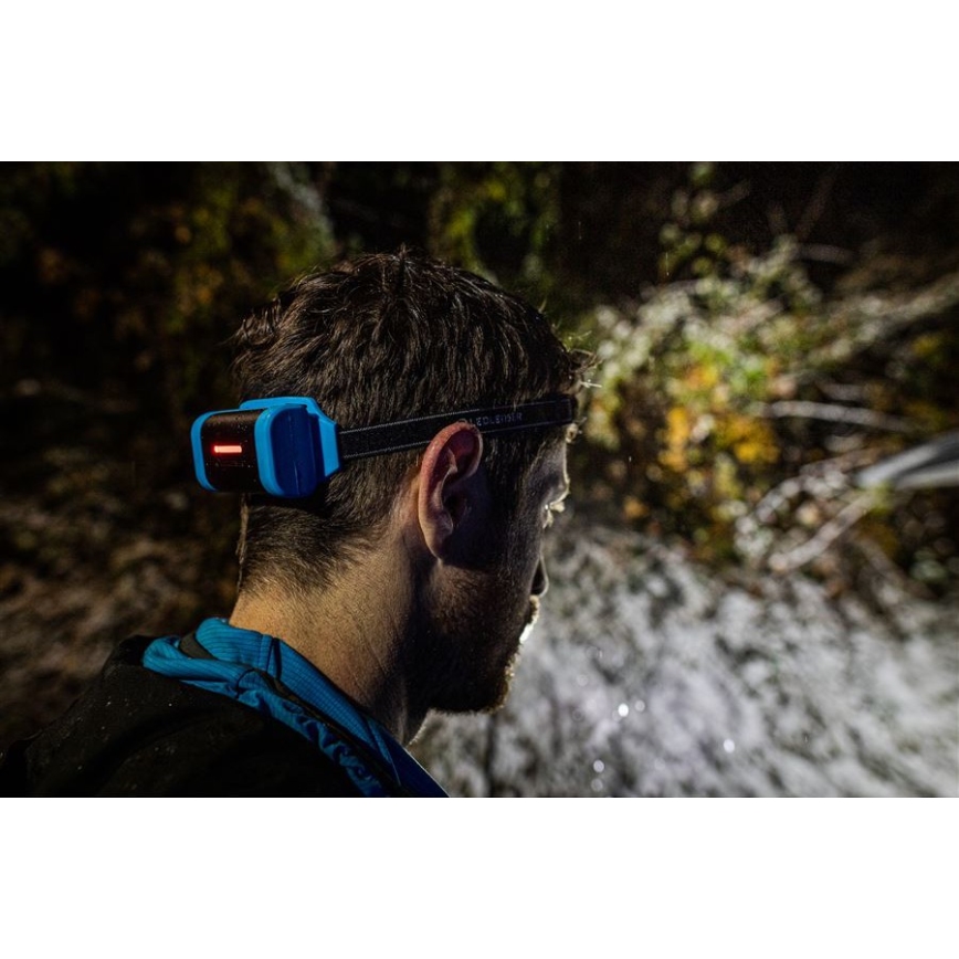 Ledlenser NEO9R - LED Stmívatelná nabíjecí čelovka LED/5000 mAh IP54 1200 lm 120h černá/modrá