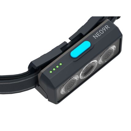 Ledlenser NEO9R - LED Stmívatelná nabíjecí čelovka LED/5000 mAh IP54 1200 lm 120h černá/modrá