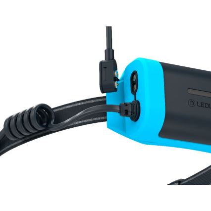 Ledlenser NEO9R - LED Stmívatelná nabíjecí čelovka LED/5000 mAh IP54 1200 lm 120h černá/modrá