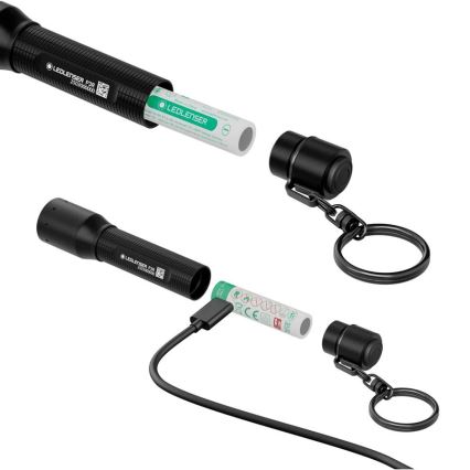Ledlenser P3R - LED Stmívatelná nabíjecí svítilna LED/1xAAA/300 mAh IP54 130 lm 8 h černá
