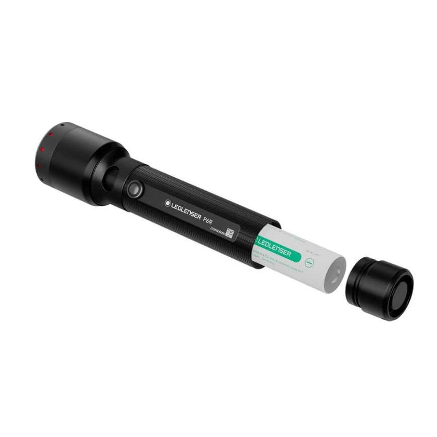 Ledlenser P6R - LED Stmívatelná nabíjecí svítilna LED/3000 mAh IP68 1200 lm 65 h černá