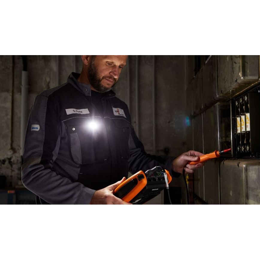 Ledlenser W1R - LED Stmívatelná nabíjecí pracovní svítilna s klipem LED/740 mAh IP54 220 lm