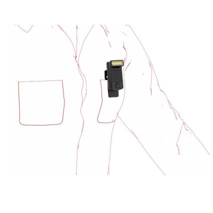 Ledlenser W1R - LED Stmívatelná nabíjecí pracovní svítilna s klipem LED/740 mAh IP54 220 lm