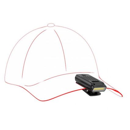 Ledlenser W1R - LED Stmívatelná nabíjecí pracovní svítilna s klipem LED/740 mAh IP54 220 lm