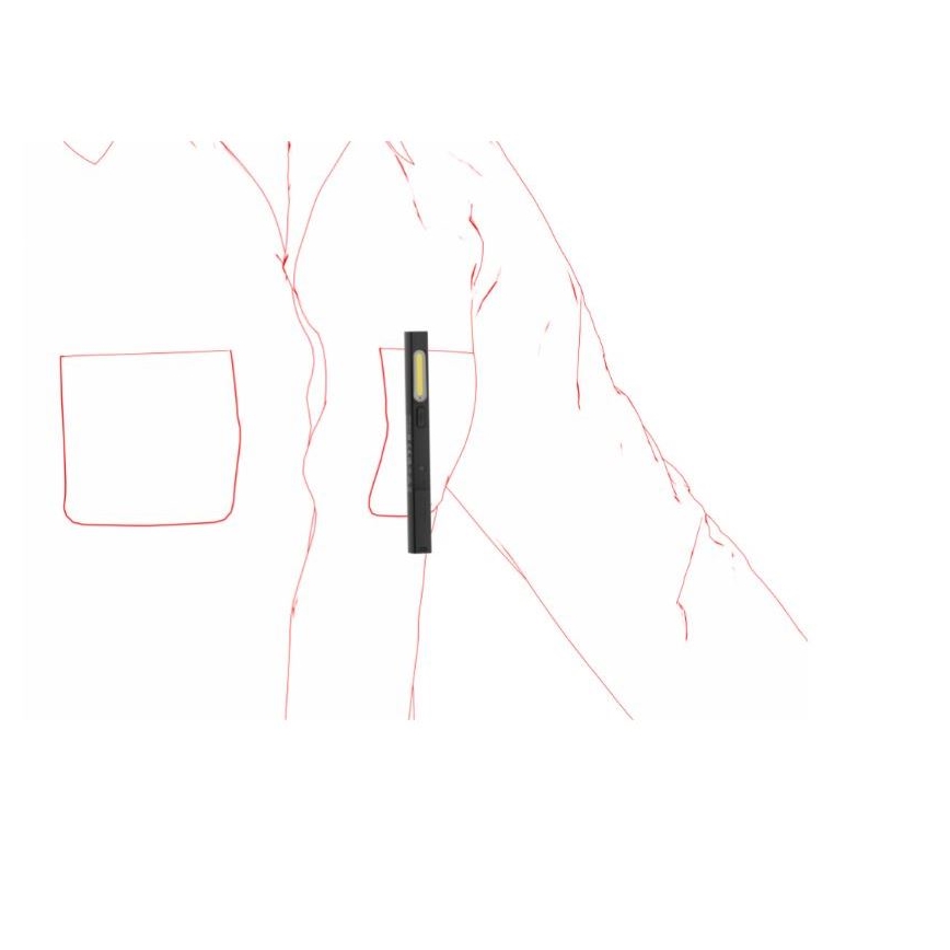Ledlenser W2R - LED Stmívatelná nabíjecí pracovní svítilna LED/630 mAh IP54 220 lm