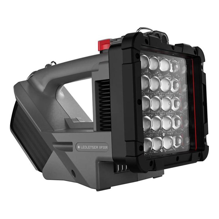 Ledlenser XP30R - LED Stmívatelná nabíjecí svítilna LED/5000 mAh IP54 32000 lm 16 h šedá