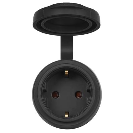 Ledvance - Chytrá venkovní zásuvka SMART+ 3680W/230V/Typ F/SCHUKO 16A IP44 černá