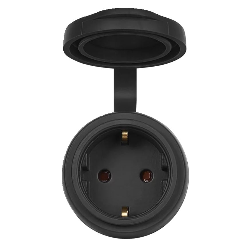 Ledvance - Chytrá venkovní zásuvka SMART+ 3680W/230V/Typ F/SCHUKO 16A IP44 černá