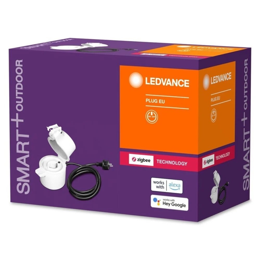 Ledvance - Chytrá venkovní zásuvka SMART+ 3680W/230V/Typ F/SCHUKO 16A IP44