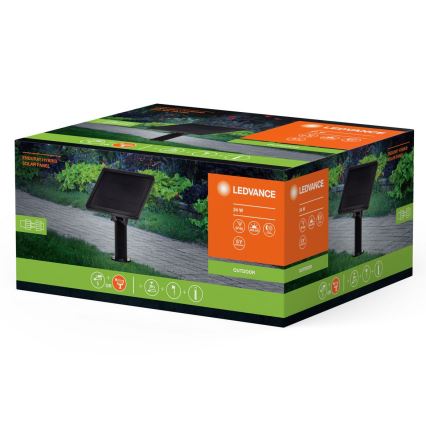 Ledvance - Hybridní solární panel ENDURA 24W/12V 2000 mAh IP67