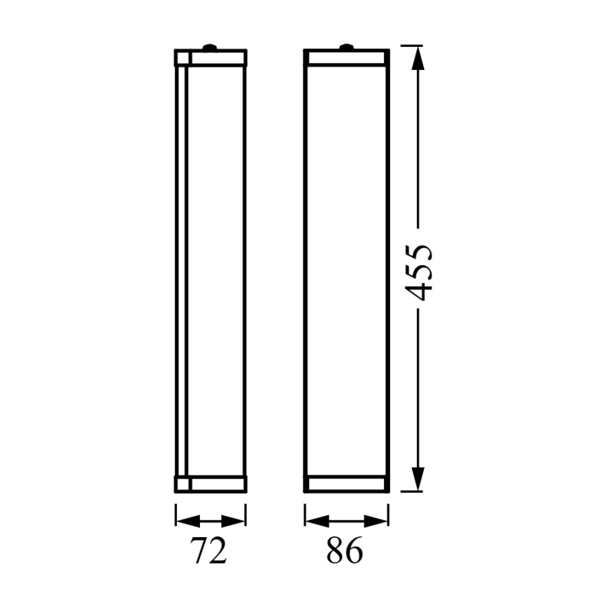 Ledvance - Koupelnové nástěnné svítidlo BATHROOM CLASSIC 3xE14/12W/230V IP44