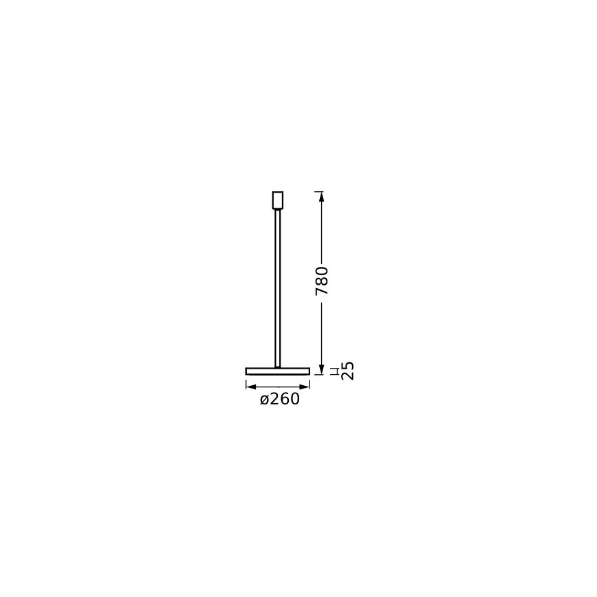 Ledvance - Lampová noha DECOR STICK 1xE27/40W/230V antracit
