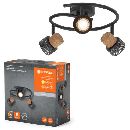 Ledvance - LED Bodové svítidlo DECOR CORK 3xGU10/3,4W/230V