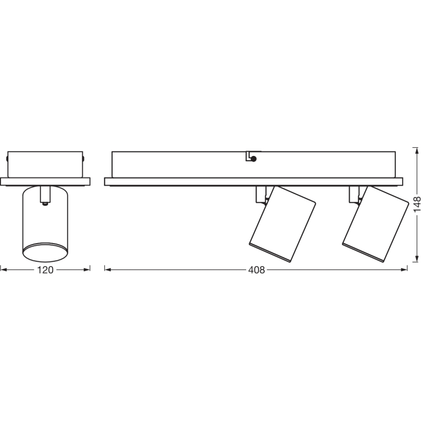 Ledvance - LED Bodové svítidlo DECOR MARS LED/29W/230V