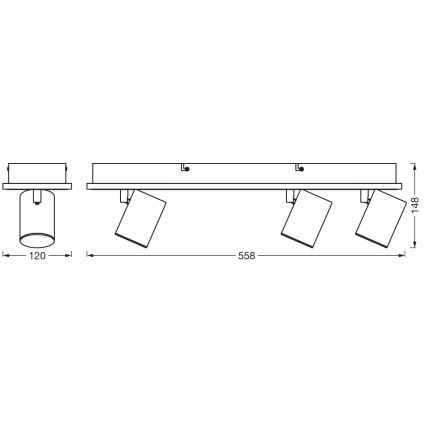 Ledvance - LED Bodové svítidlo DECOR MARS LED/41W/230V