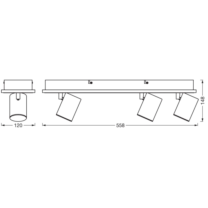 Ledvance - LED Bodové svítidlo DECOR MARS LED/41W/230V