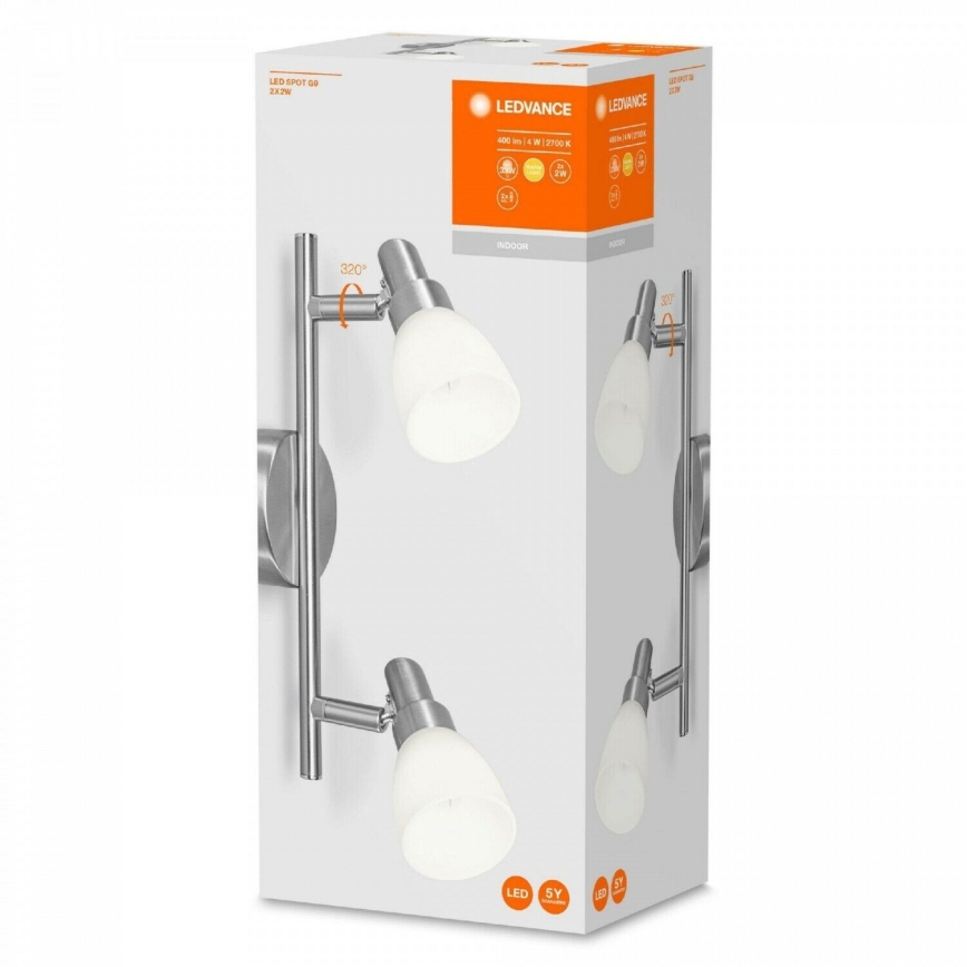 Ledvance - LED Bodové svítidlo SPOT 2xG9/2W/230V