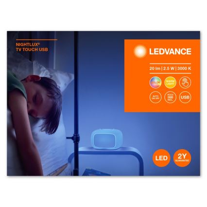 Ledvance - LED Dotyková dětská noční lampička TOUCH LED/2,5W/5V